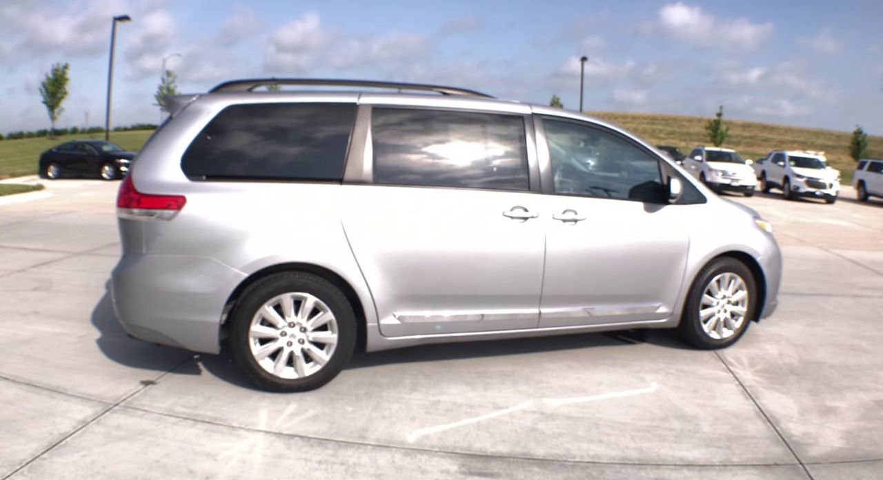 Used 2012 Toyota Sienna Limited Mini-van, Passenger Silver Sky Metallic ...